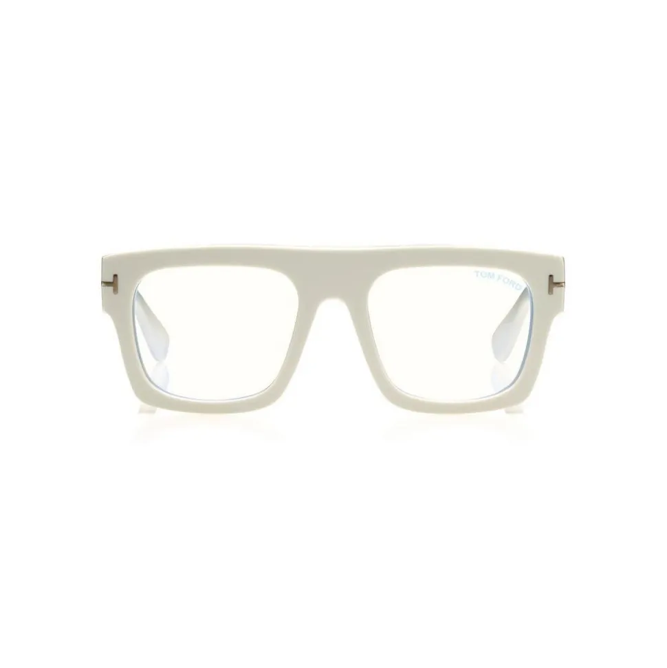 Tom Ford - Fausto Optical Glasses - Acetate Glasses - Palladium - FT5634-B - Optical Glasses - Tom Ford Eyewear - Avvenice