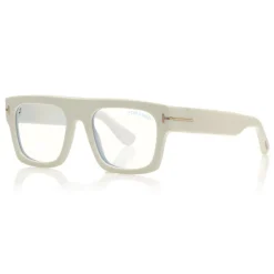 Tom Ford - Fausto Optical Glasses - Acetate Glasses - Palladium - FT5634-B - Optical Glasses - Tom Ford Eyewear - Avvenice