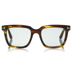 Tom Ford - Fausto Sunglasses - Soft Rectangular Acetate Sunglasses - FT0646 - Havana - Tom Ford Eyewear - Avvenice