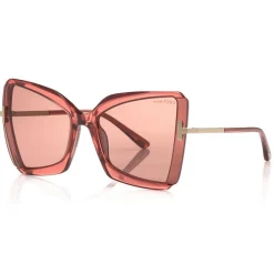 Tom Ford - Gia Sunglasses - Butterfly Acetate Sunglasses - Pink - FT0766 - Sunglasses - Tom Ford Eyewear - Avvenice