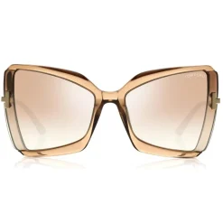 Tom Ford - Gia Sunglasses - Butterfly Acetate Sunglasses - Beige - FT0766 - Sunglasses - Tom Ford Eyewear - Avvenice