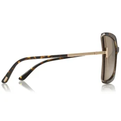 Tom Ford - Gia Sunglasses - Butterfly Acetate Sunglasses - Havana - FT0766 - Sunglasses - Tom Ford Eyewear - Avvenice