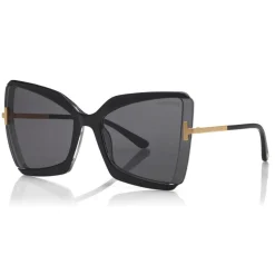 Tom Ford - Gia Sunglasses - Butterfly Acetate Sunglasses - Grey - FT0766 - Sunglasses - Tom Ford Eyewear - Avvenice