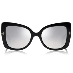 Tom Ford - Gianna Sunglasses - Butterfly Acetate Sunglasses - Black - FT0609 - Sunglasses - Tom Ford Eyewear - Avvenice