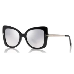Tom Ford - Gianna Sunglasses - Butterfly Acetate Sunglasses - Black - FT0609 - Sunglasses - Tom Ford Eyewear - Avvenice