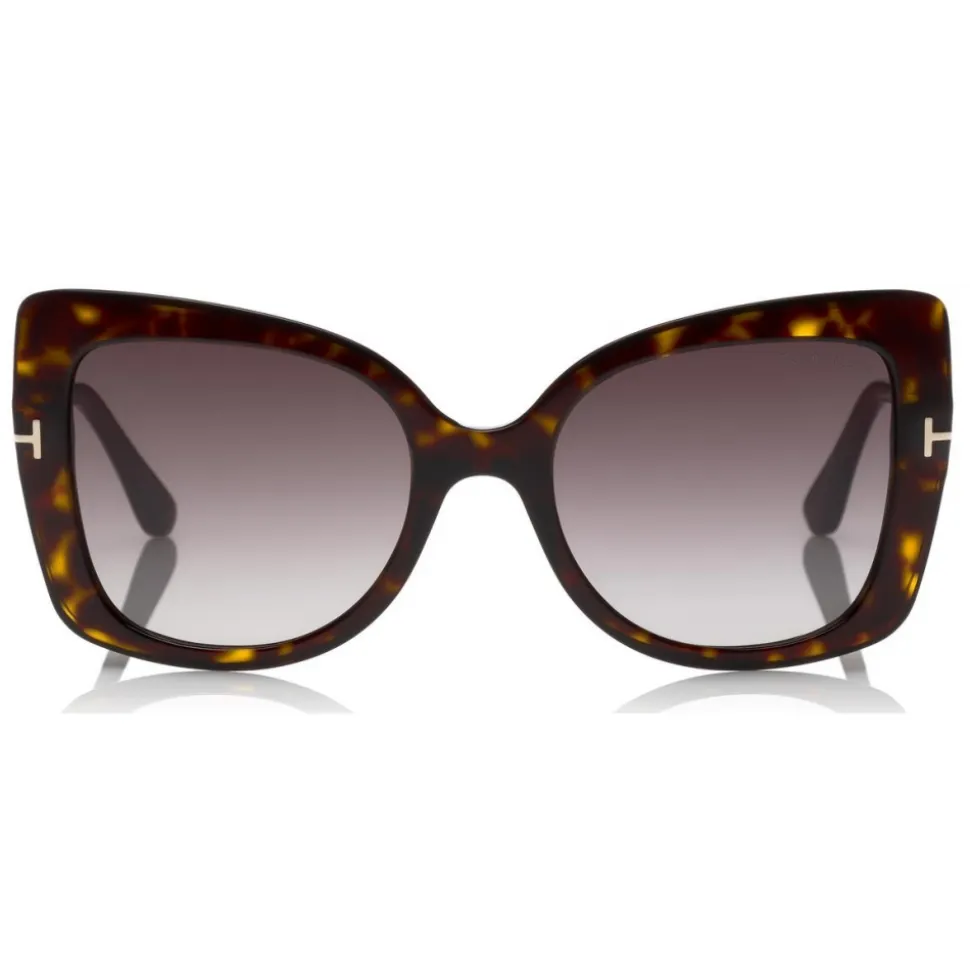Tom Ford - Gianna Sunglasses - Butterfly Acetate Sunglasses - Havana - FT0609 - Sunglasses - Tom Ford Eyewear - Avvenice