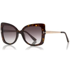 Tom Ford - Gianna Sunglasses - Butterfly Acetate Sunglasses - Havana - FT0609 - Sunglasses - Tom Ford Eyewear - Avvenice