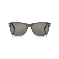 Tom Ford - Giulio Sunglasses - Soft Squared Acetate Sunglasses - Brown - FT0698 - Sunglasses - Tom Ford Eyewear - Avvenice