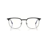 Tom Ford - Half-Rim Optical Glasses - Opticals Glasses - Black Silver - FT5549-B – Optical Glasses - Tom Ford Eyewear - Avvenice