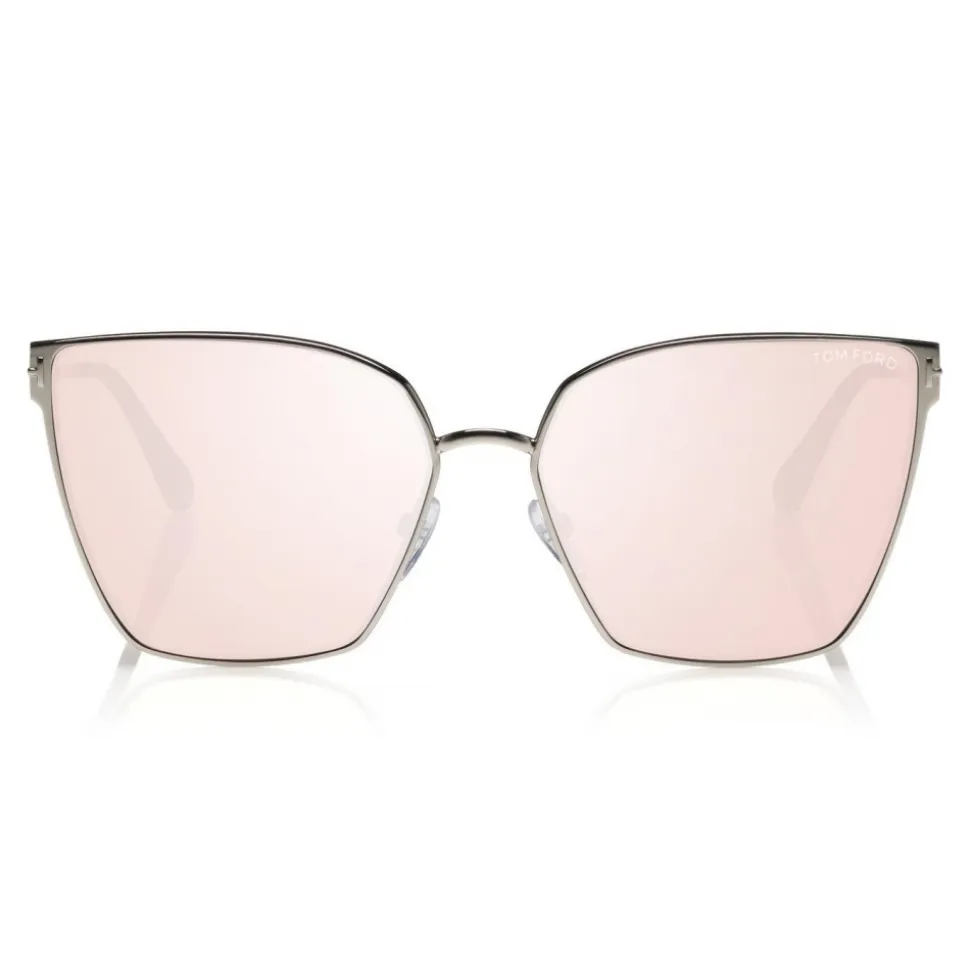 Tom Ford - Helena Sunglasses - Square Acetate Sunglasses - FT0653 - Pink - Tom Ford Eyewear - Avvenice