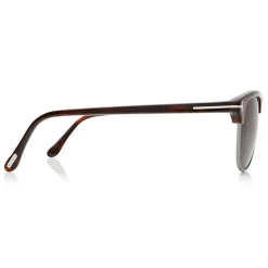 Tom Ford - Henry Sunglasses - Round Acetate Sunglasses - Dark Havana - FT0248 - Sunglasses - Tom Ford Eyewear - Avvenice