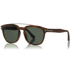 Tom Ford - Holt Sunglasses - Square Acetate Sunglasses - Blonde Havana - FT0516 - Sunglasses - Tom Ford Eyewear - Avvenice