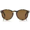 Tom Ford - Ian Polarized Sunglasses - Round Acetate Sunglasses - Vintage Havana - FT0591-P - Sunglasses - Tom Ford Eyewear - Avvenice