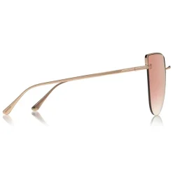 Tom Ford - Ingrid Sunglasses - Cat-Eye Metal Sunglasses - Rose Gold Pink - FT0652 - Sunglasses - Tom Ford Eyewear - Avvenice