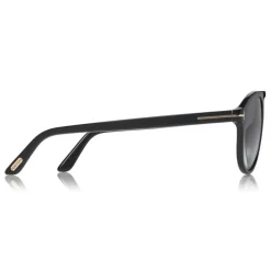Tom Ford - Ivan Sunglasses - Round Acetate Sunglasses - Black - FT0675 - Sunglasses - Tom Ford Eyewear - Avvenice