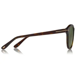 Tom Ford - Jameson Sunglasses - Round Acetate Sunglasses - Dark Havana - FT0752 - Sunglasses - Tom Ford Eyewear - Avvenice