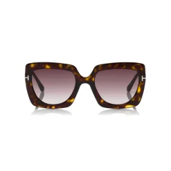 Tom Ford - Jasmine Sunglasses - Square Acetate Sunglasses - Havana - FT0610 - Sunglasses - Tom Ford Eyewear - Avvenice