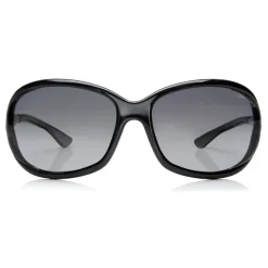 Tom Ford - Jennifer Polarized Sunglasses - Square Acetate Sunglasses - Black - FT0008P - Sunglasses - Tom Ford Eyewear - Avvenice