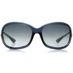 Tom Ford - Jennifer Soft Square Sunglasses - Squared Acetate Sunglasses - Dark Grey - FT0008 - Sunglasses - Tom Ford Eyewear - Avvenice