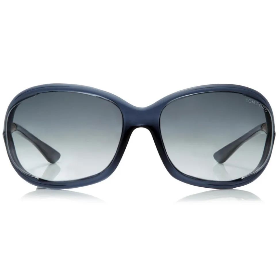 Tom Ford - Jennifer Soft Square Sunglasses - Squared Acetate Sunglasses - Dark Grey - FT0008 - Sunglasses - Tom Ford Eyewear - Avvenice