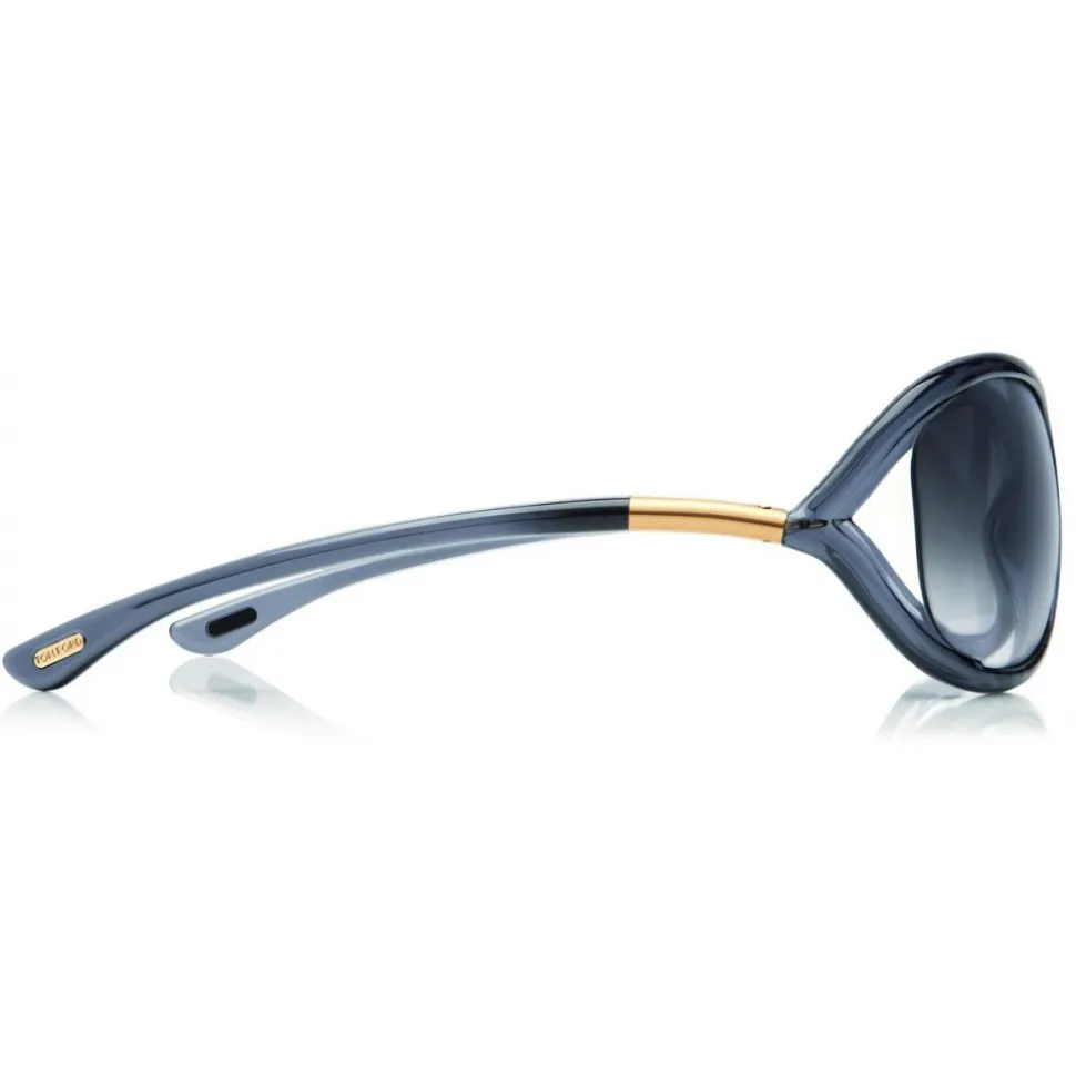 Tom Ford - Jennifer Soft Square Sunglasses - Squared Acetate Sunglasses - Dark Grey - FT0008 - Sunglasses - Tom Ford Eyewear - Avvenice