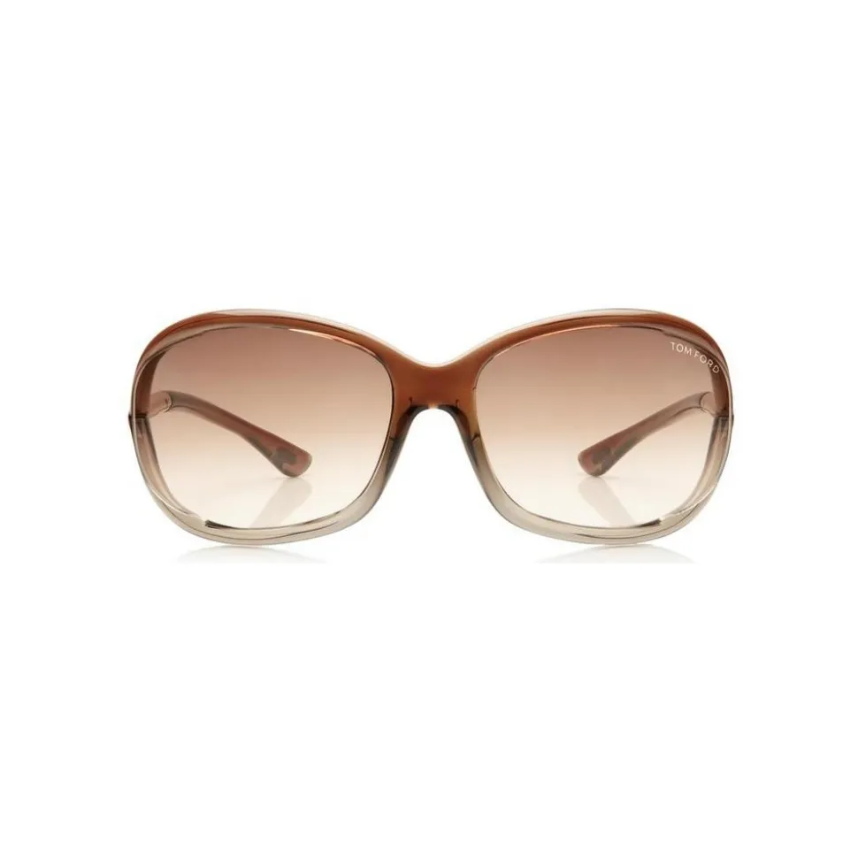 Tom Ford - Jennifer Soft Square Sunglasses - Squared Acetate Sunglasses - Bronze - FT0008 - Sunglasses - Tom Ford Eyewear - Avvenice