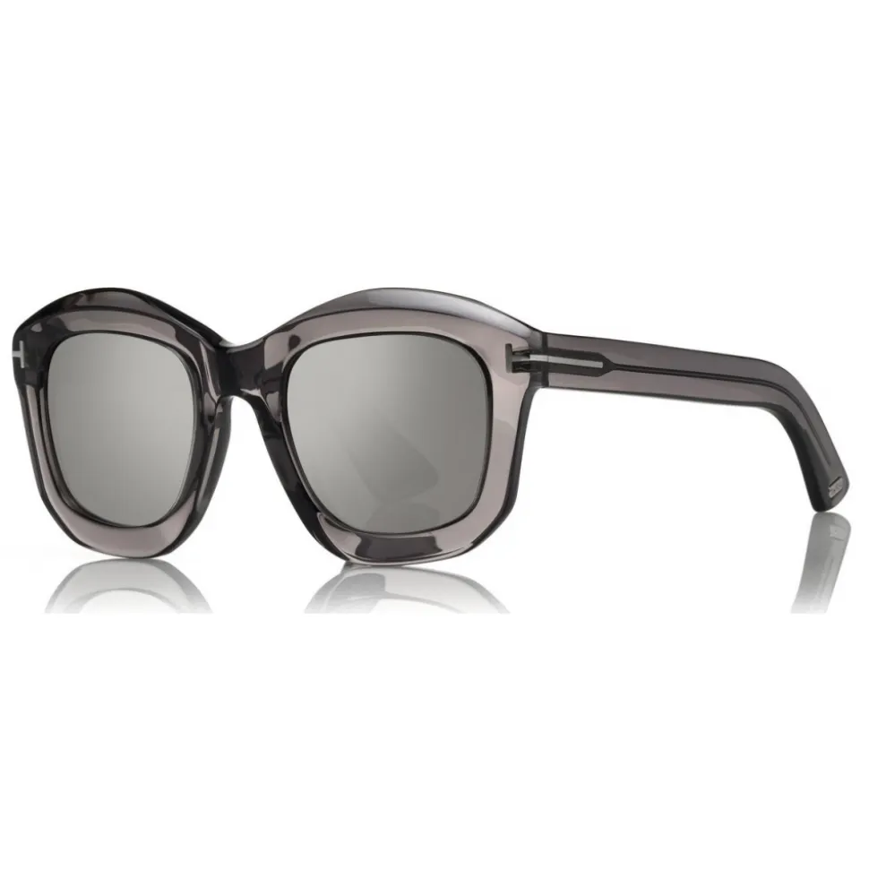 Tom Ford - Julia Sunglasses - Square Acetate Sunglasses - Grey - FT0582 - Sunglasses - Tom Ford Eyewear - Avvenice