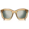 Tom Ford - Julia Sunglasses - Square Acetate Sunglasses - Green - FT0582 - Sunglasses - Tom Ford Eyewear - Avvenice