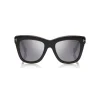 Tom Ford - Julie Sunglasses - Square Acetate Sunglasses - Black Smoke - FT0685 - Sunglasses - Tom Ford Eyewear - Avvenice