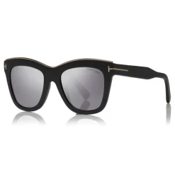 Tom Ford - Julie Sunglasses - Square Acetate Sunglasses - Black Smoke - FT0685 - Sunglasses - Tom Ford Eyewear - Avvenice
