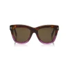 Tom Ford - Julie Sunglasses - Square Acetate Sunglasses - Havana Violet - FT0685 - Sunglasses - Tom Ford Eyewear - Avvenice