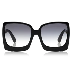 Tom Ford - Katerine Sunglasses - Oversized Square Acetate Sunglasses - FT0617 - Black - Tom Ford Eyewear - Avvenice