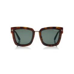 Tom Ford - Lara Sunglasses - Square Acetate Sunglasses - Grey Havana - FT0573 - Sunglasses - Tom Ford Eyewear - Avvenice