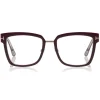 Tom Ford - Large Optical Glasses - Square Acetate Optical Glasses - Wine - FT5507 - Optical Glasses - Tom Ford Eyewear - Avvenice