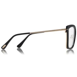 Tom Ford - Large Square Optical Glasses - Square Acetate Optical Glasses - Black - FT5507 - Optical Glasses - Tom Ford Eyewear - Avvenice