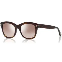 Tom Ford - Lauren Sunglasses - Squared Acetate Sunglasses - Dark Havana - FT0614 - Sunglasses - Tom Ford Eyewear - Avvenice