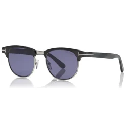 Tom Ford - Laurent Sunglasses - Square Sunglasses - Black Blue - FT0623 - Sunglasses - Tom Ford Eyewear - Avvenice
