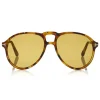 Tom Ford - Lennon Sunglasses - Pilot Acetate Sunglasses - FT0645 - Olive - Tom Ford Eyewear - Avvenice