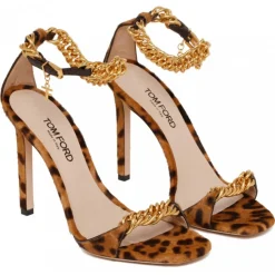 Tom Ford - Leopard Print Sandal - Tom Ford Exclusive Luxury Collection - Avvenice