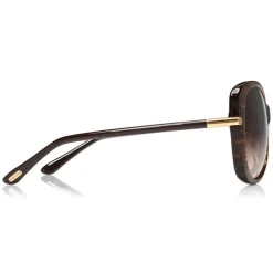Tom Ford - Linda Butterfly Sunglasses - Butterfly Acetate Sunglasses - Brown - FT0324 - Sunglasses - Tom Ford Eyewear - Avvenice