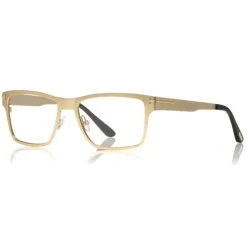 Tom Ford - Magnetic Clip Sunglasses - Square Metal Sunglasses - Gold Havana - FT5475 - Sunglasses - Tom Ford Eyewear - Avvenice