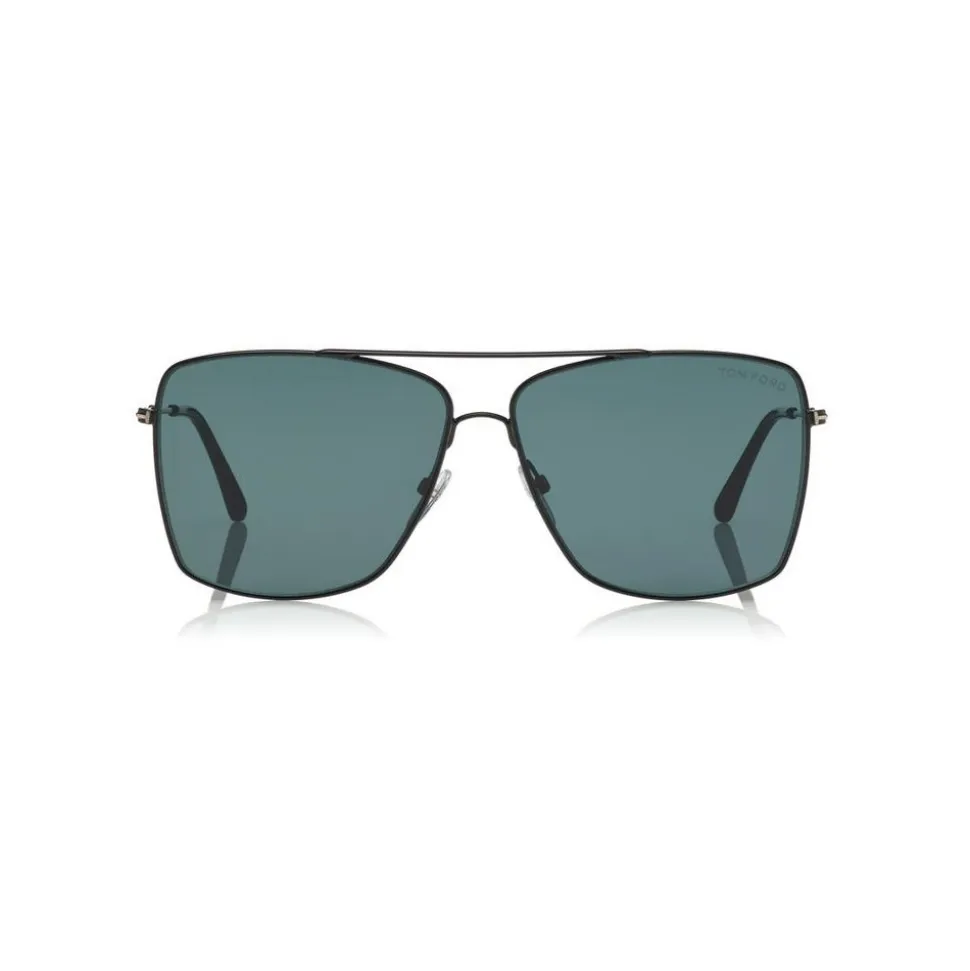 Tom Ford - Magnus Sunglasses - Navigator Shape Sunglasses - Black - FT0651 - Sunglasses - Tom Ford Eyewear - Avvenice