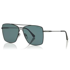Tom Ford - Magnus Sunglasses - Navigator Shape Sunglasses - Black - FT0651 - Sunglasses - Tom Ford Eyewear - Avvenice