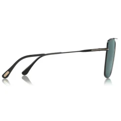 Tom Ford - Magnus Sunglasses - Navigator Shape Sunglasses - Black - FT0651 - Sunglasses - Tom Ford Eyewear - Avvenice