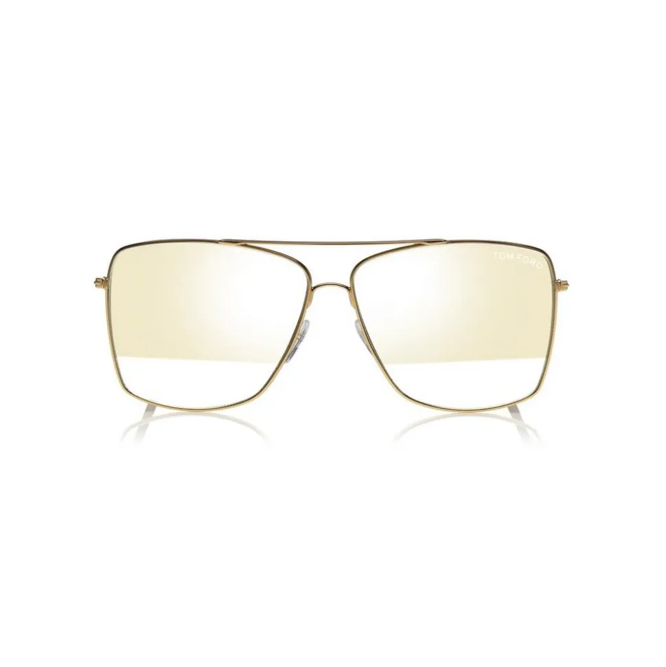 Tom Ford - Magnus Sunglasses - Navigator Shape Sunglasses - Grey - FT0651 - Sunglasses - Tom Ford Eyewear - Avvenice