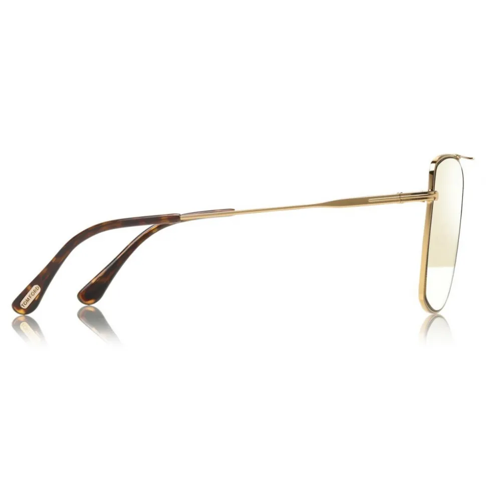 Tom Ford - Magnus Sunglasses - Navigator Shape Sunglasses - Grey - FT0651 - Sunglasses - Tom Ford Eyewear - Avvenice