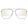 Tom Ford - Magnus Sunglasses - Navigator Shape Sunglasses - White Gold - FT0651 - Sunglasses - Tom Ford Eyewear - Avvenice