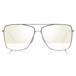 Tom Ford - Magnus Sunglasses - Navigator Shape Sunglasses - White Gold - FT0651 - Sunglasses - Tom Ford Eyewear - Avvenice