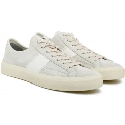 Tom Ford - Marble and Cream Logo Patch Sneakers - Tom Ford Exclusive Luxury Collection - Avvenice