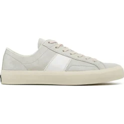 Tom Ford - Marble and Cream Logo Patch Sneakers - Tom Ford Exclusive Luxury Collection - Avvenice